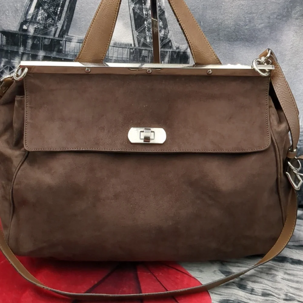 Marni Large Suede Bag